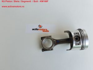 KIT PISTON BIELA SEGMENTI KM186F - PT KDE6500, KDE180EW, KDE6700TA, KDP40,