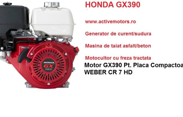 Motor Pt. Placa Compactoare WEBER CR7 Hd / HONDA GX390